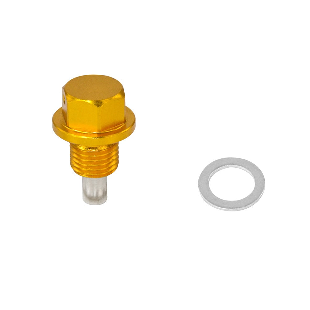 Magnetic oil drain nut