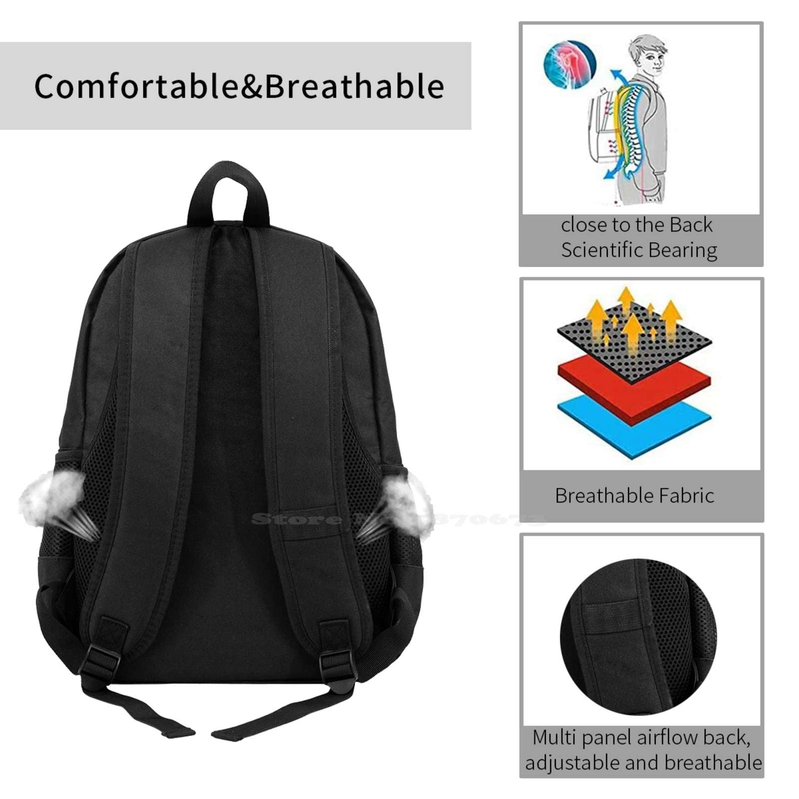 Hks Large Spacious Fashion Backpack