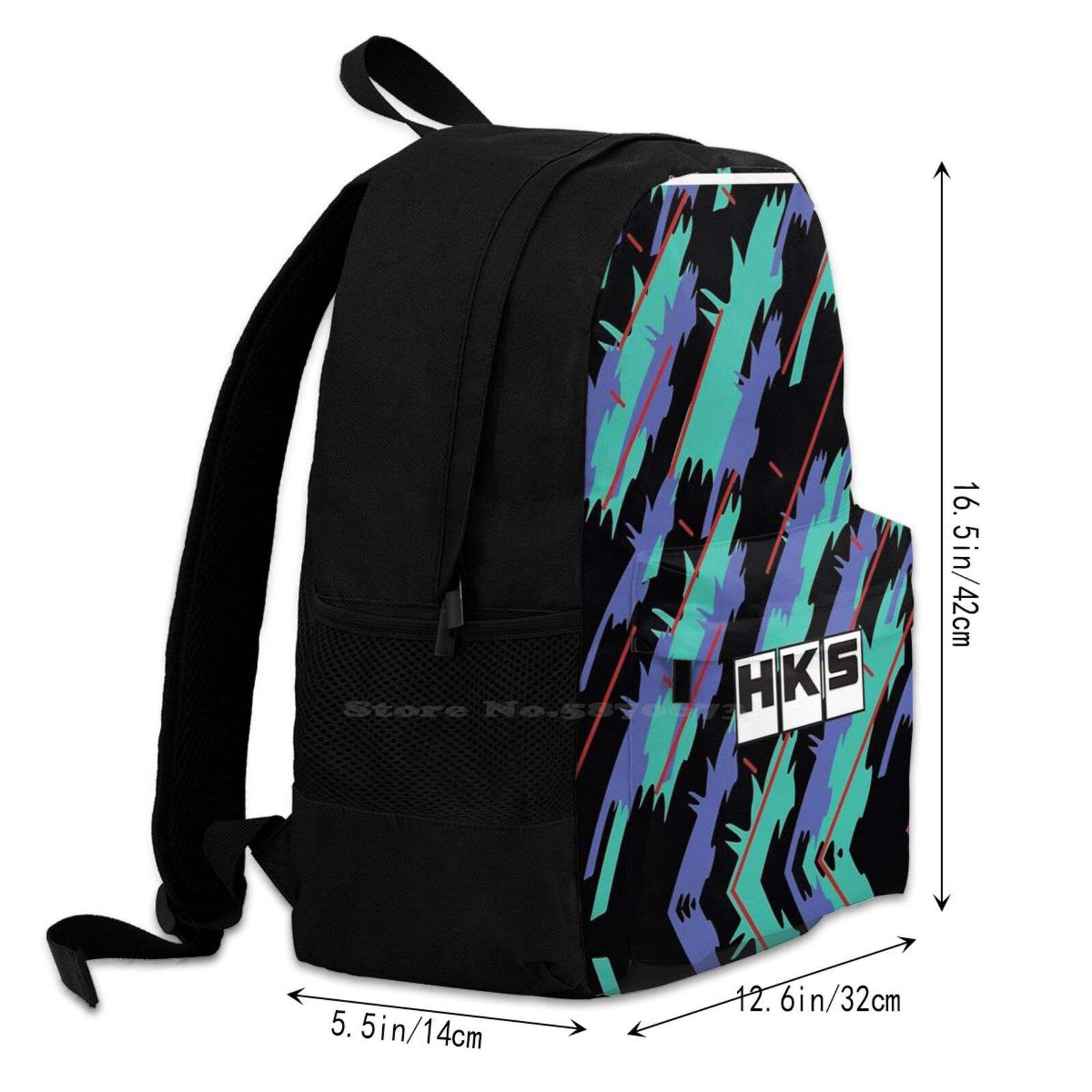 Hks Large Spacious Fashion Backpack