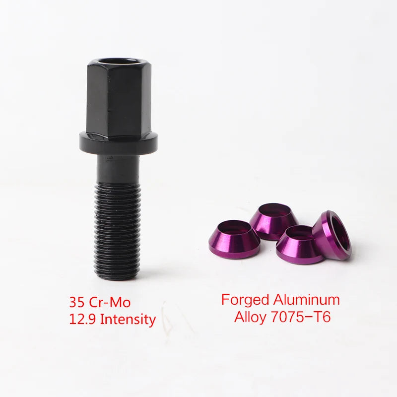 Forged modified wheel eccentric bolt 5x114.3 to 5x112 M14x1.5 12x1.5 suit for VW-Golf 5/6/7 Audi-A3 A4 A5 A6 TT Benz