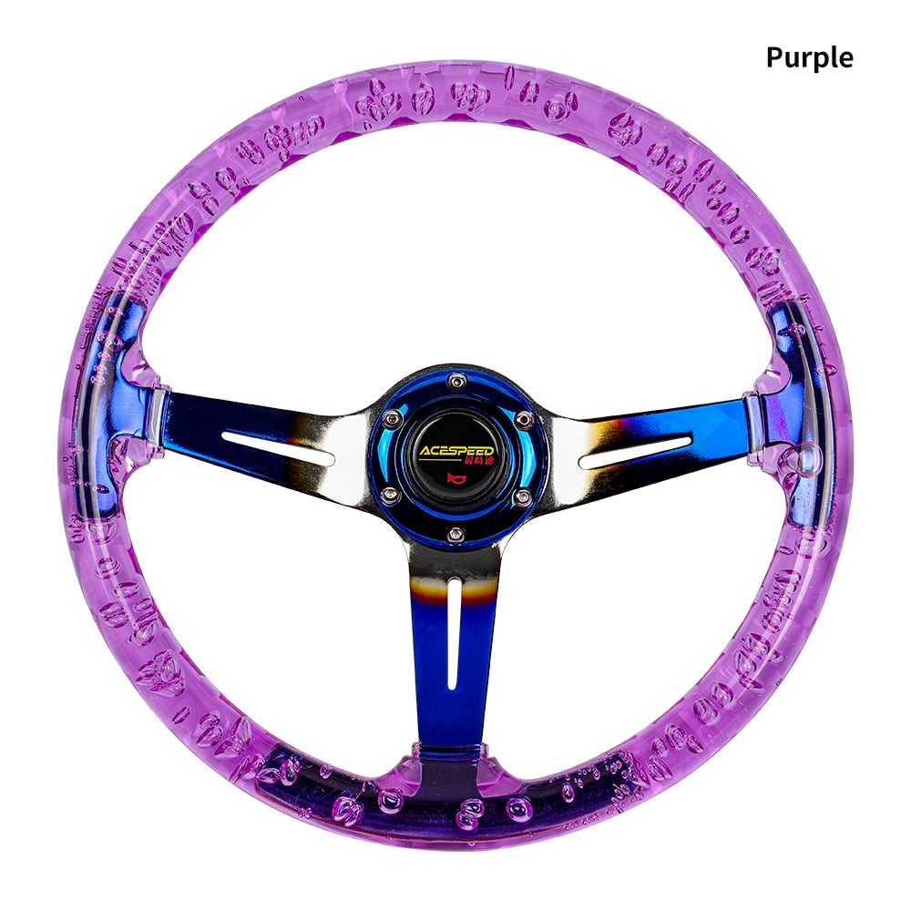 JDM Sport Racing acrylic steering wheel