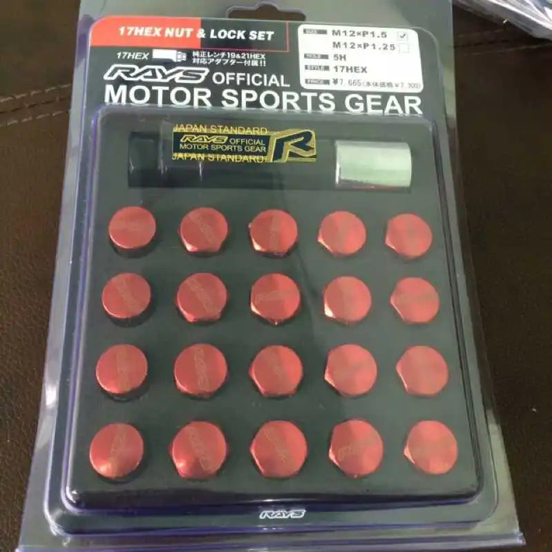 Wheel nut with aluminum + steel Rays Volk