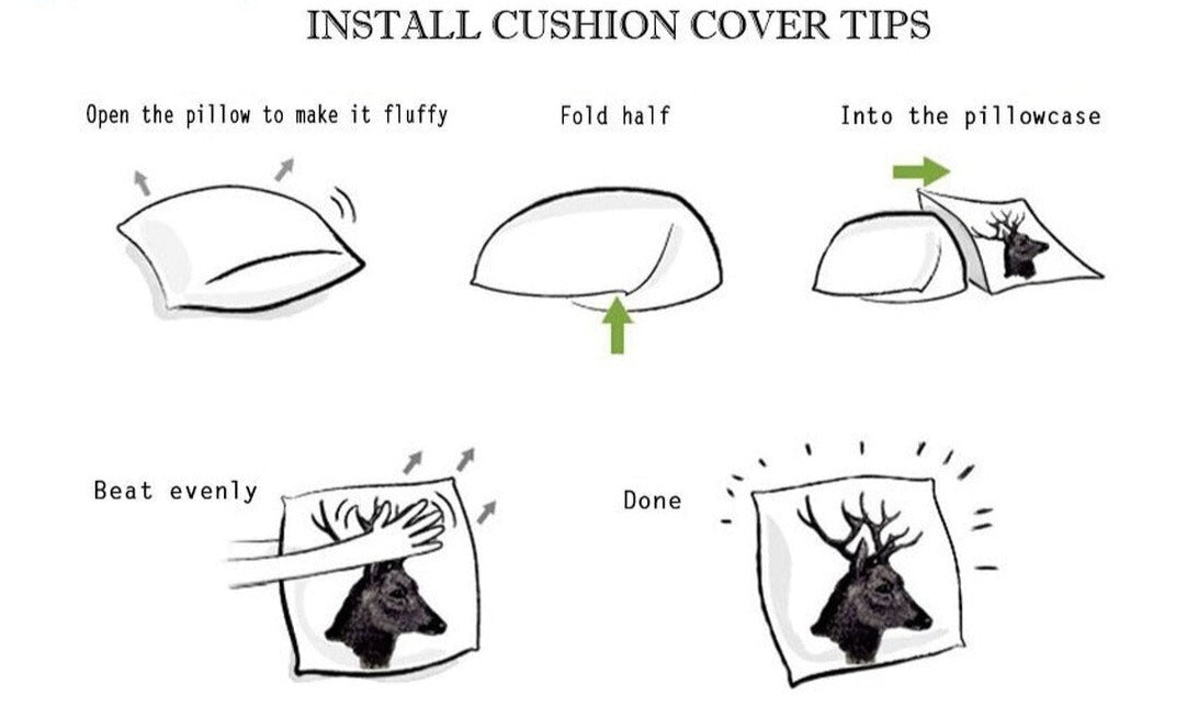 HKS retro decorative pillow pillowcase