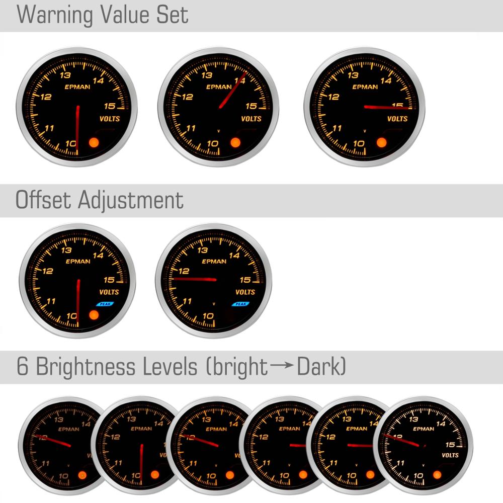 Universal Turbo Boost Tachometer Gauge