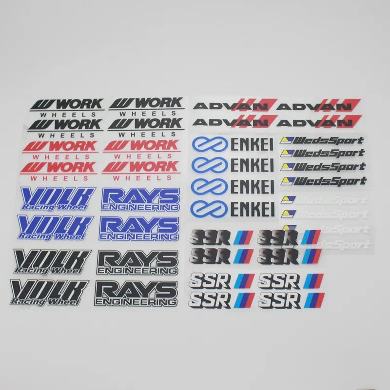 Car rim stickers waterproof