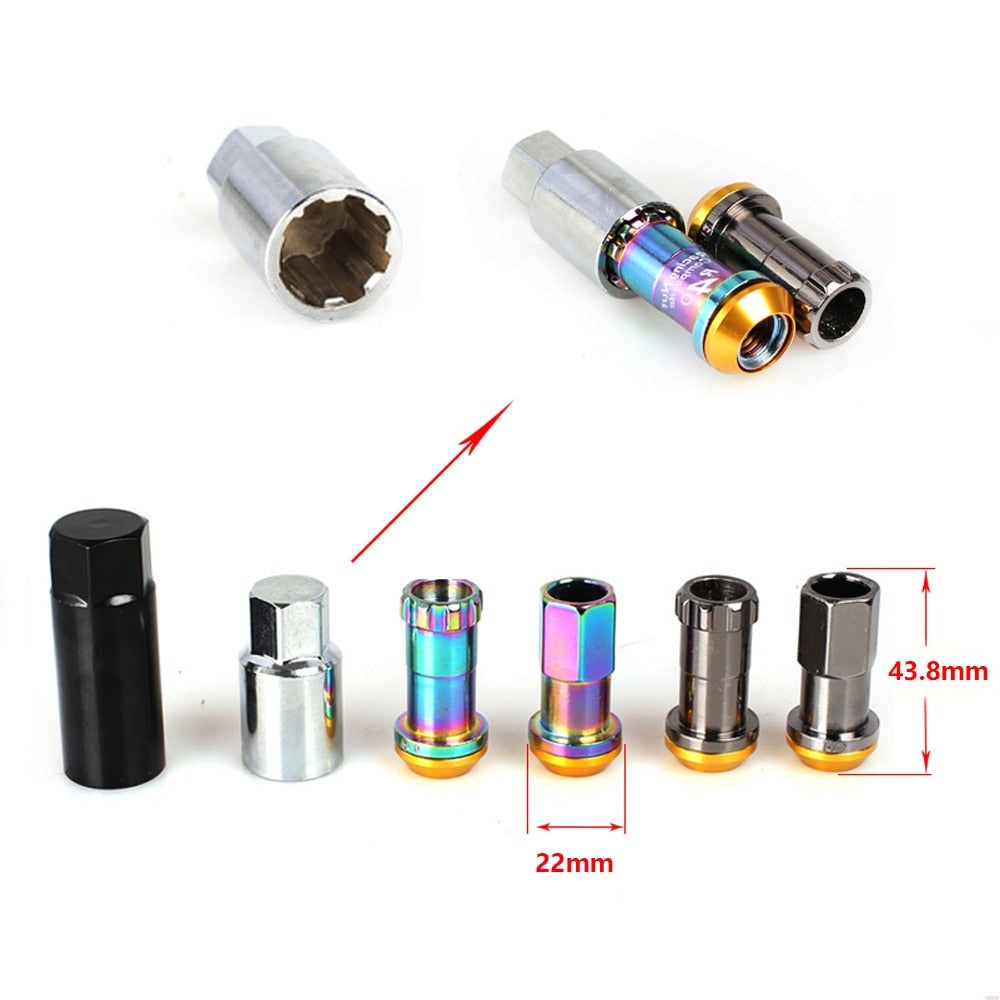 JDM Racing Wheel Nut Neo-Titanium