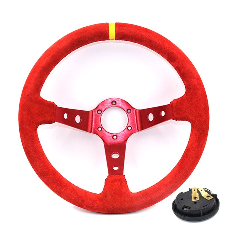 350 mm suede racing wheel