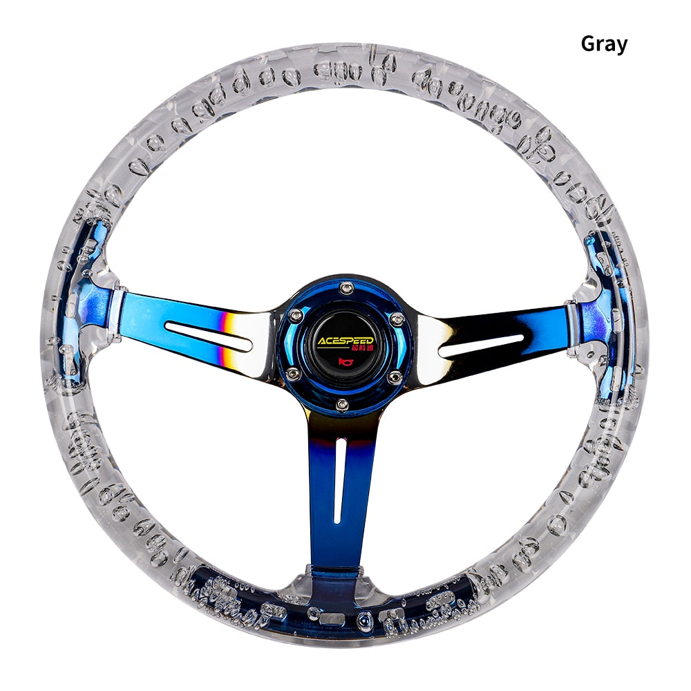 JDM Sport Racing acrylic steering wheel