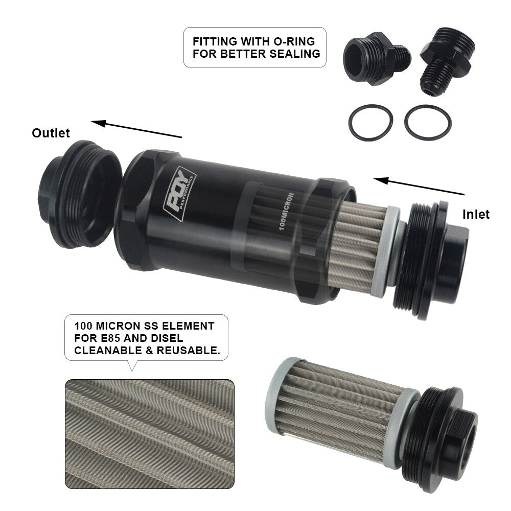 Fuel filter stainless