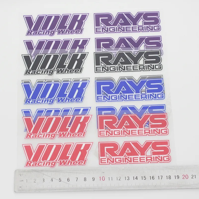 Car rim stickers waterproof