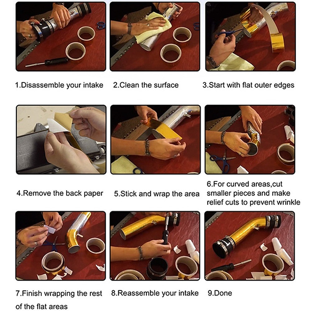 Thermal tape for turbo exhaust