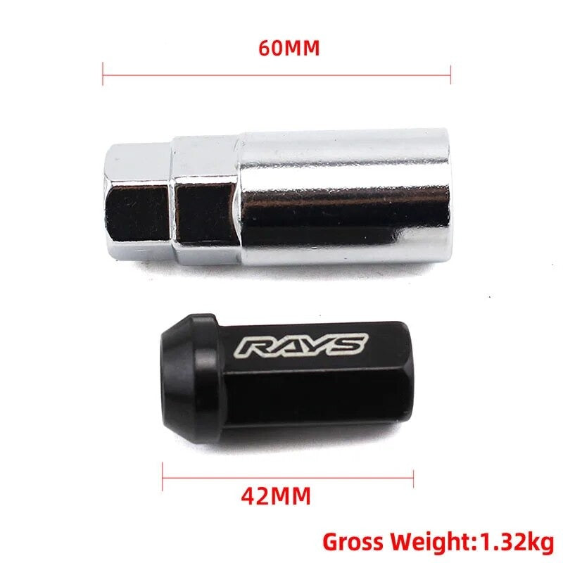 RAYS JDM Racing Sport Wheel Nuts