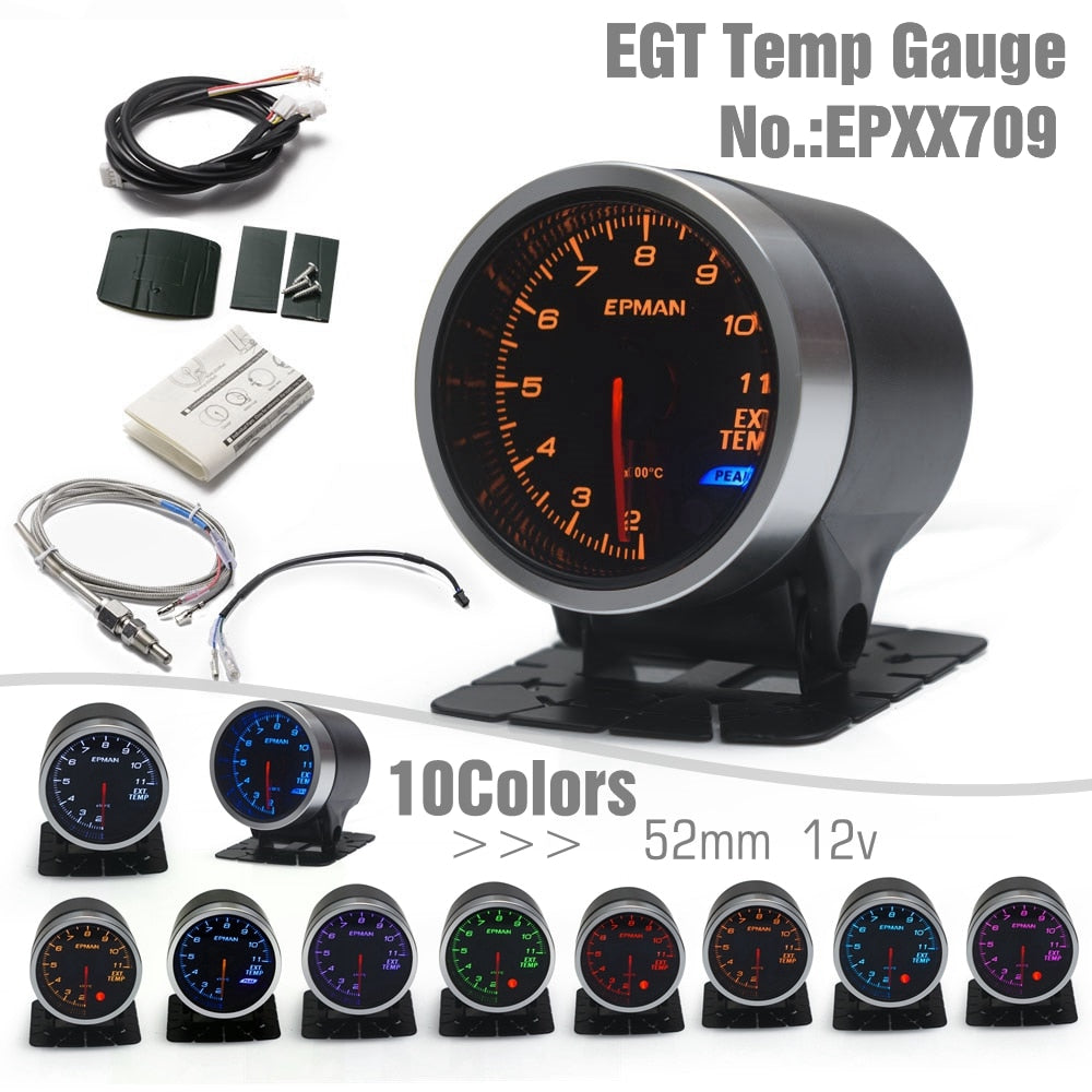 Universal Turbo Boost Tachometer Gauge
