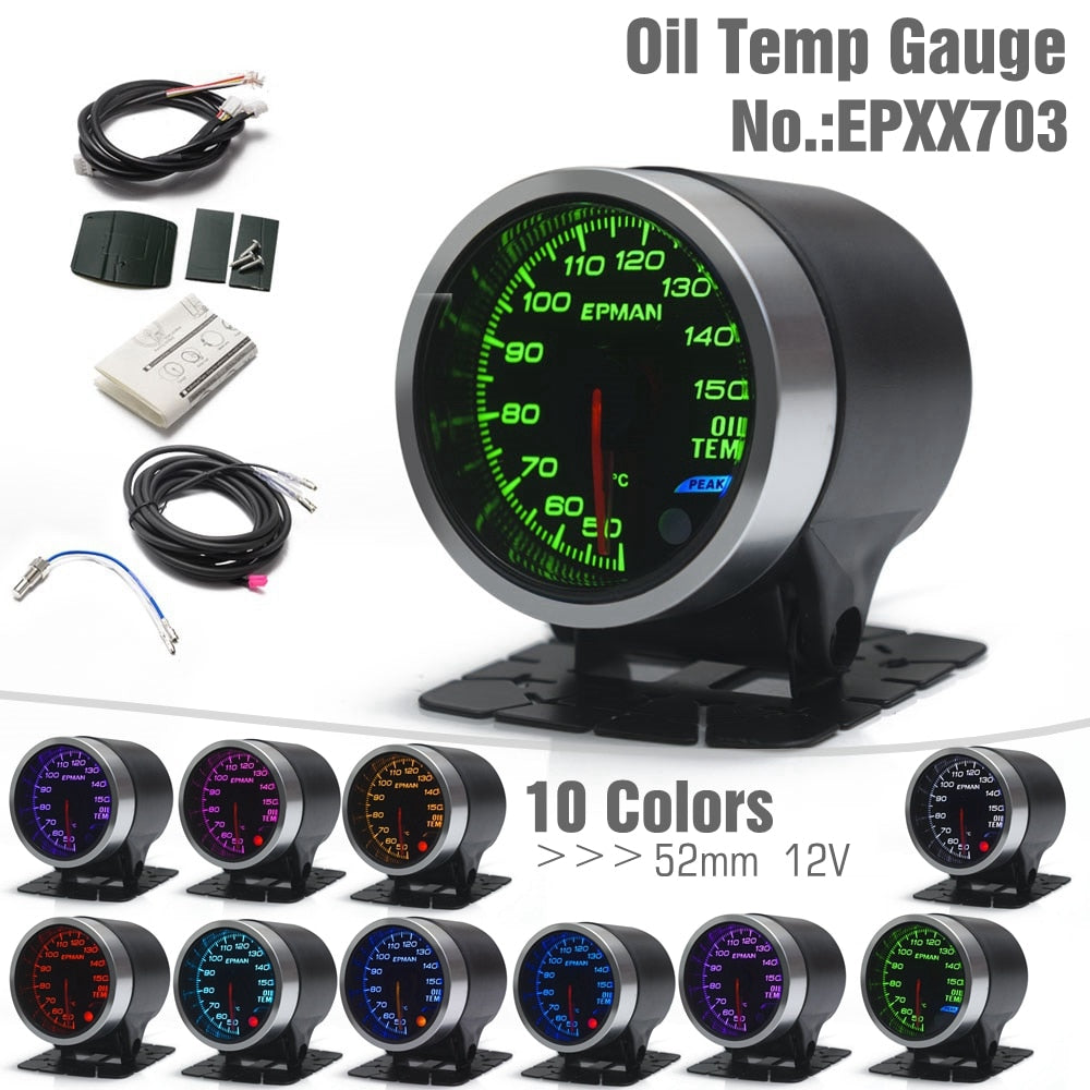 Universal Turbo Boost Tachometer Gauge