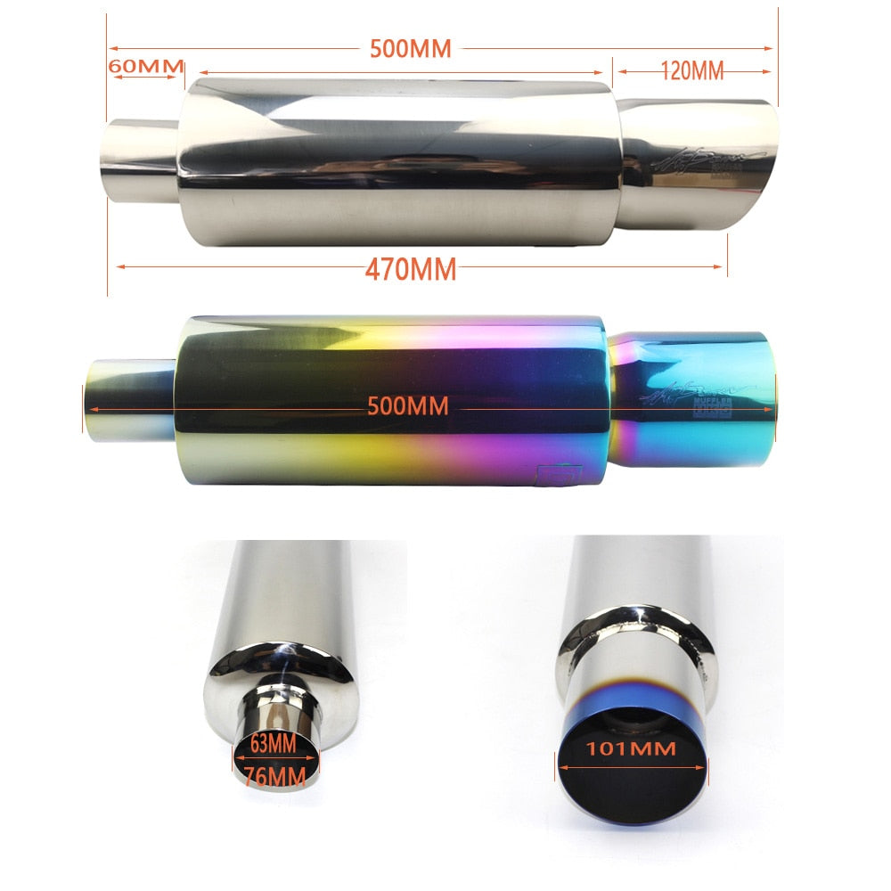 Universal racing muffler