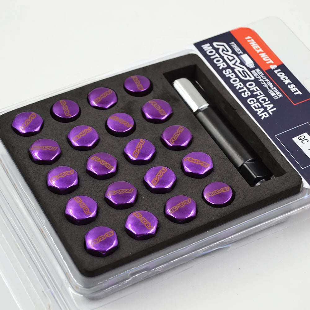 Wheel nut with aluminum + steel Rays Volk