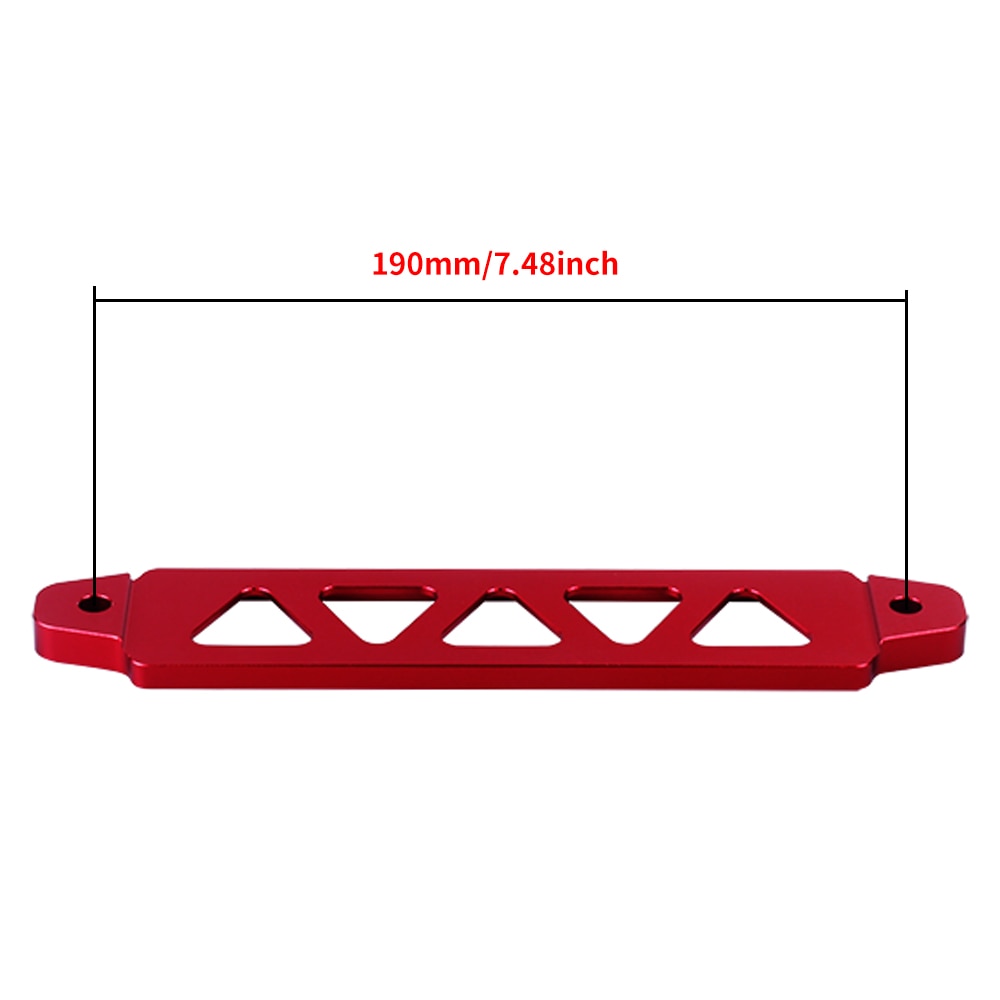 Aluminum car battery holder