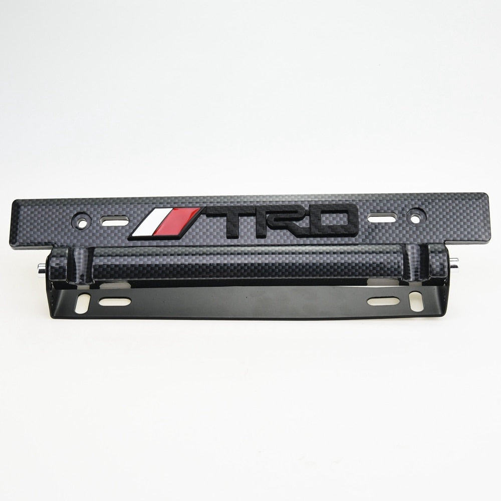 Universal adjustable license plate holder