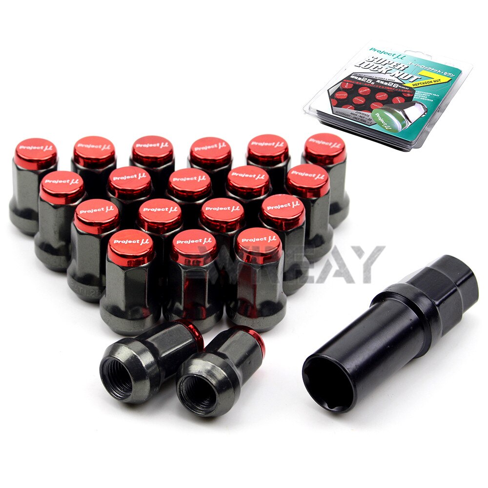 Composite steel wheel nuts M12x1.5/1.25