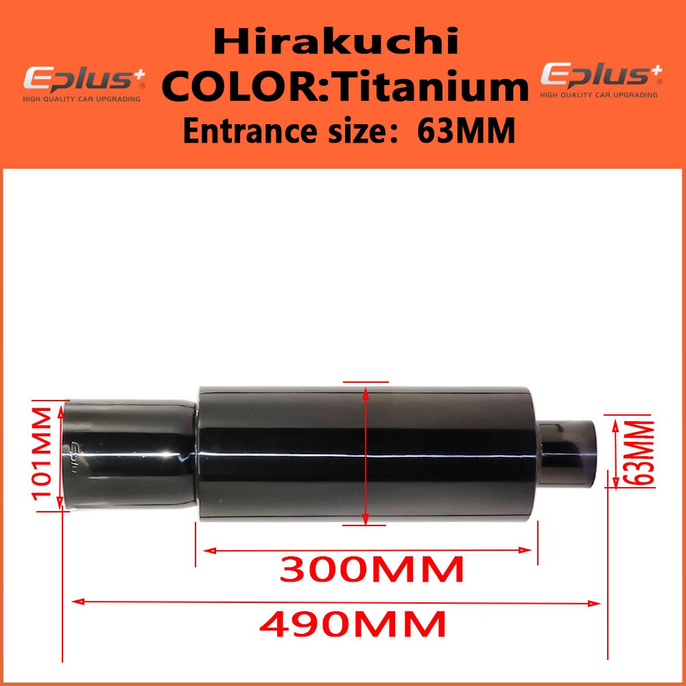 Automotive muffler universal high quality stainless steel