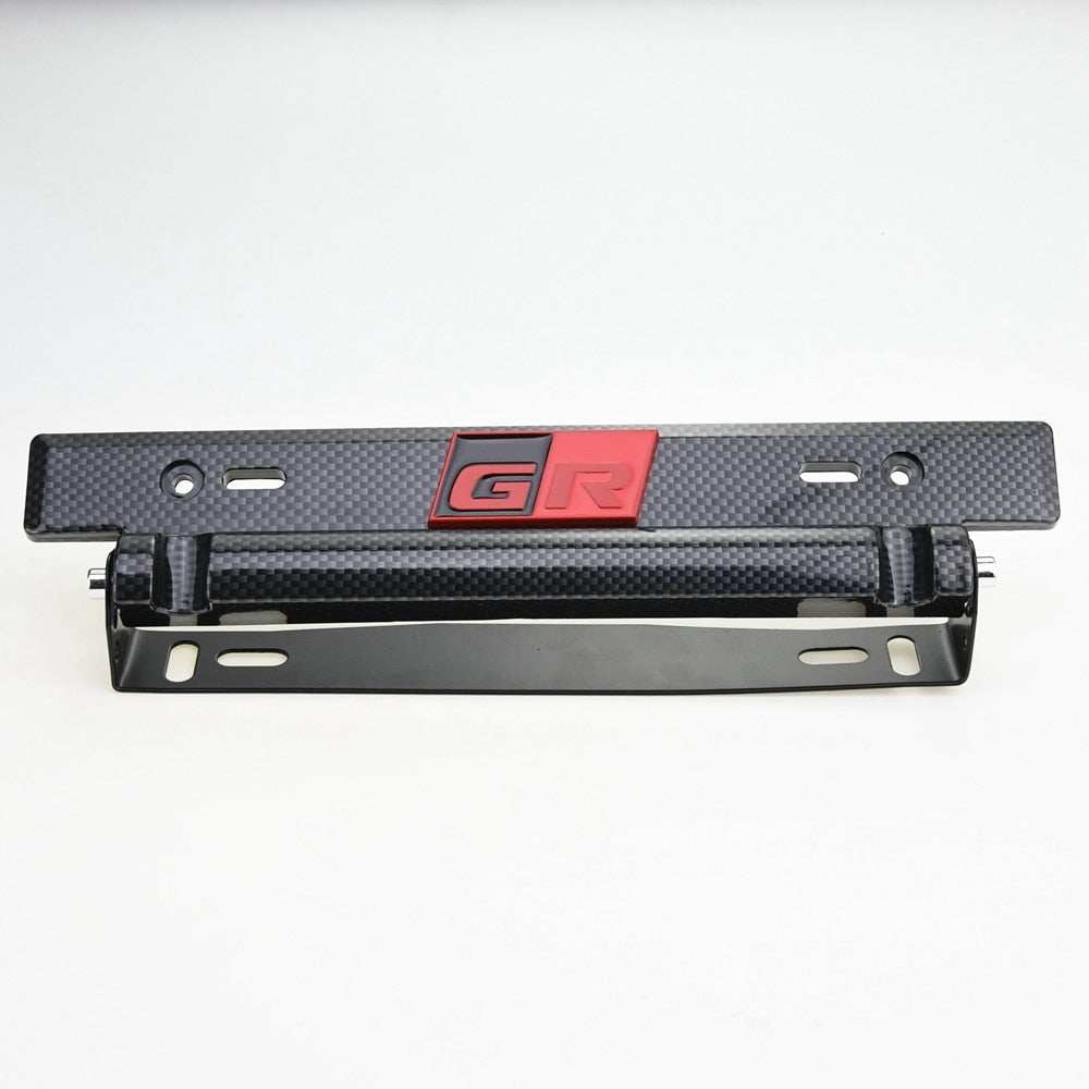 Universal adjustable license plate holder