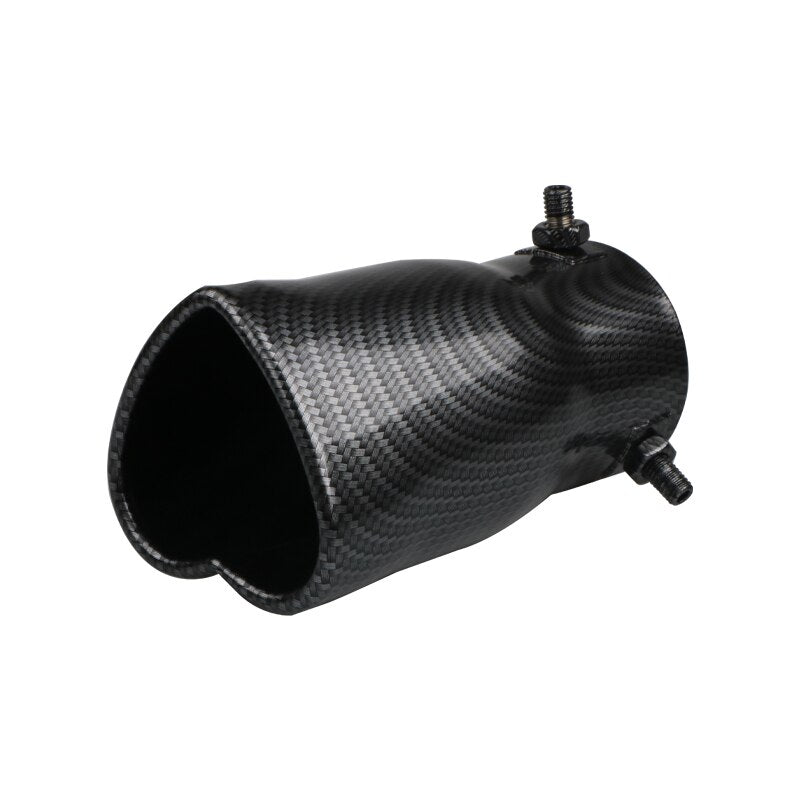 Fashion design heart shaped exhaust tips