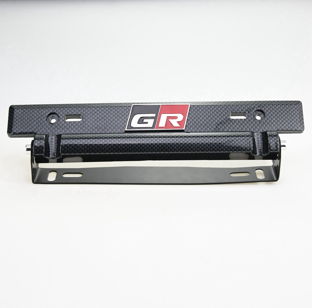 Universal adjustable license plate holder