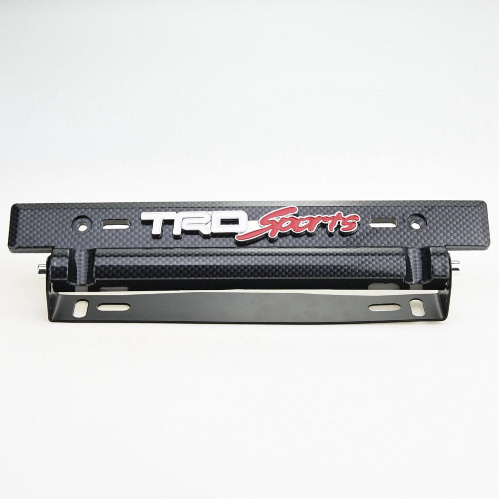 Universal adjustable license plate holder