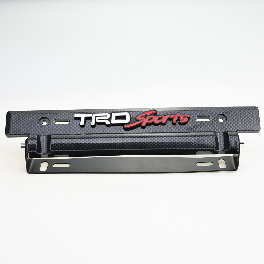 Universal adjustable license plate holder