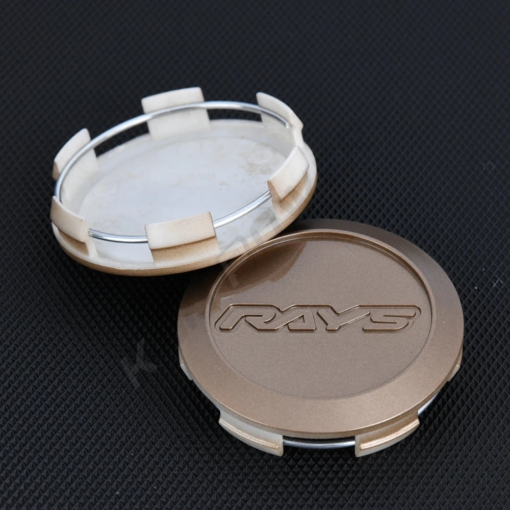 Wheel center cap with clamp