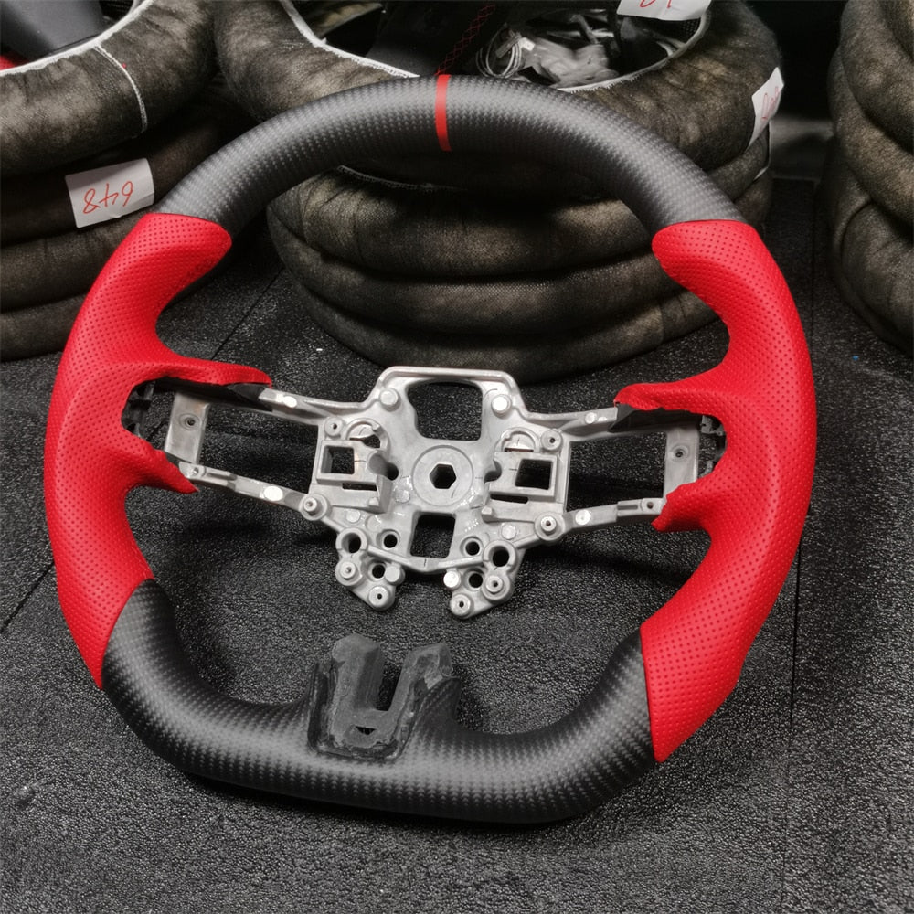 Carbon Fiber Steering Wheel Is Fit For Ford Mustang 2015-2019