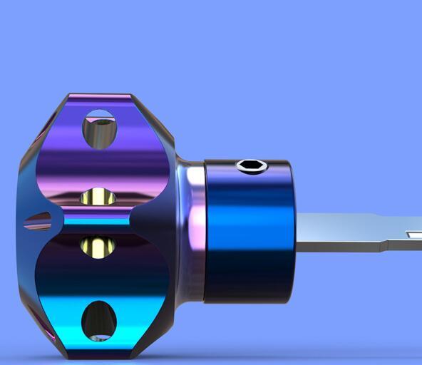 Universal key head for cars and motorcycles