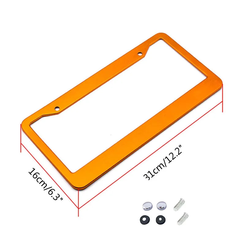 Universal Aluminum Alloy Car License Plate Frame
