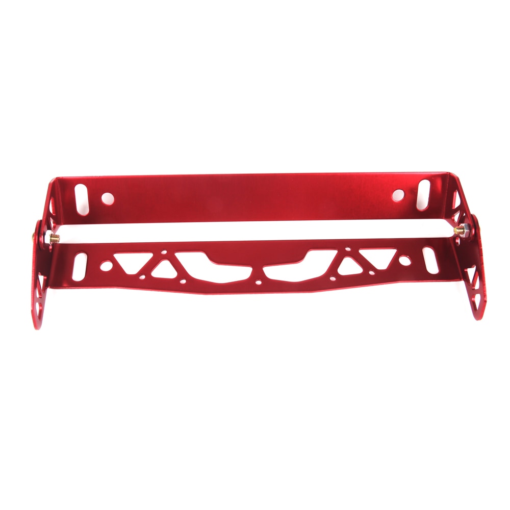 Universal aluminum car license plate frame holder