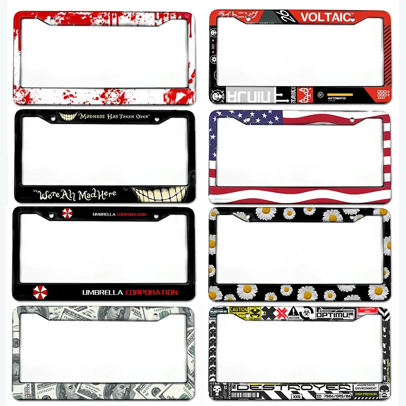 Universal Aluminum Alloy Car License Plate Frame