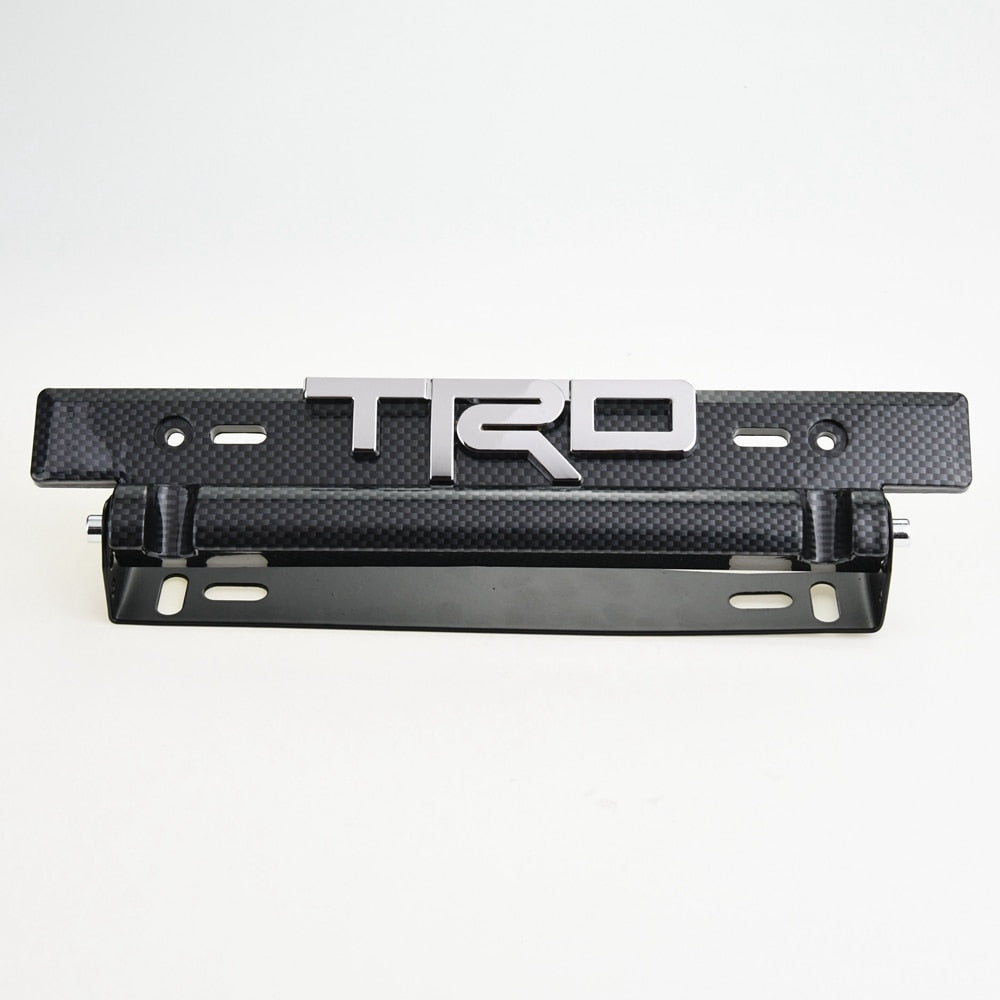Universal adjustable license plate holder