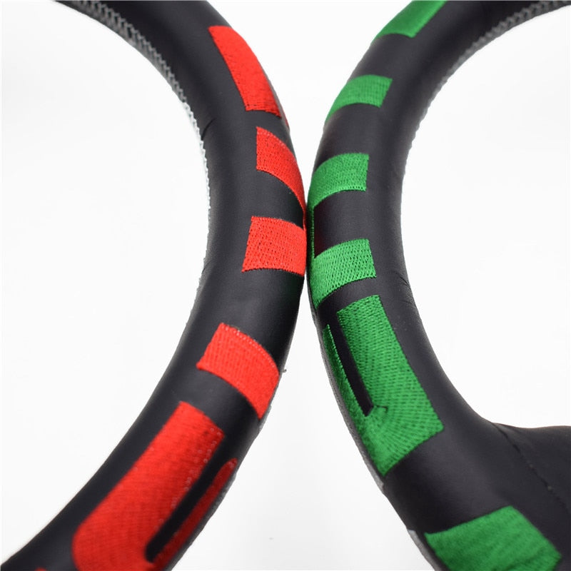 Vertex 1996 13inch Genuine Leather Embroidery Drift Sport Steering Wheel