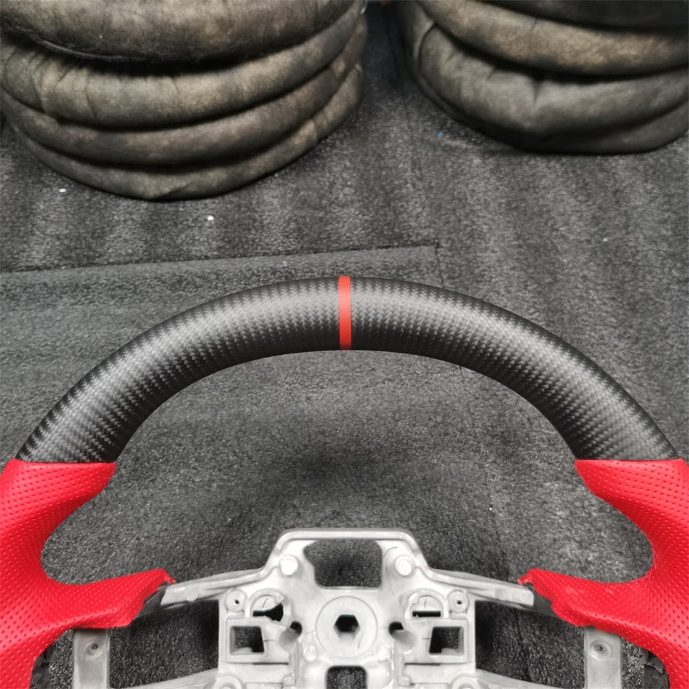 Carbon Fiber Steering Wheel Is Fit For Ford Mustang 2015-2019