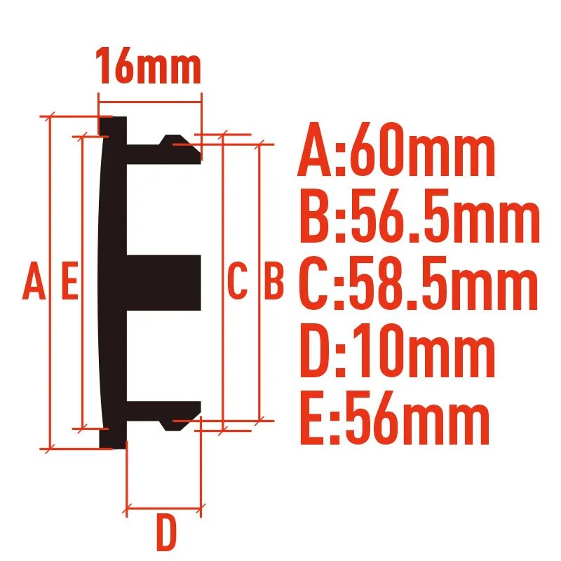 EXECUTOR SSR wheel center caps