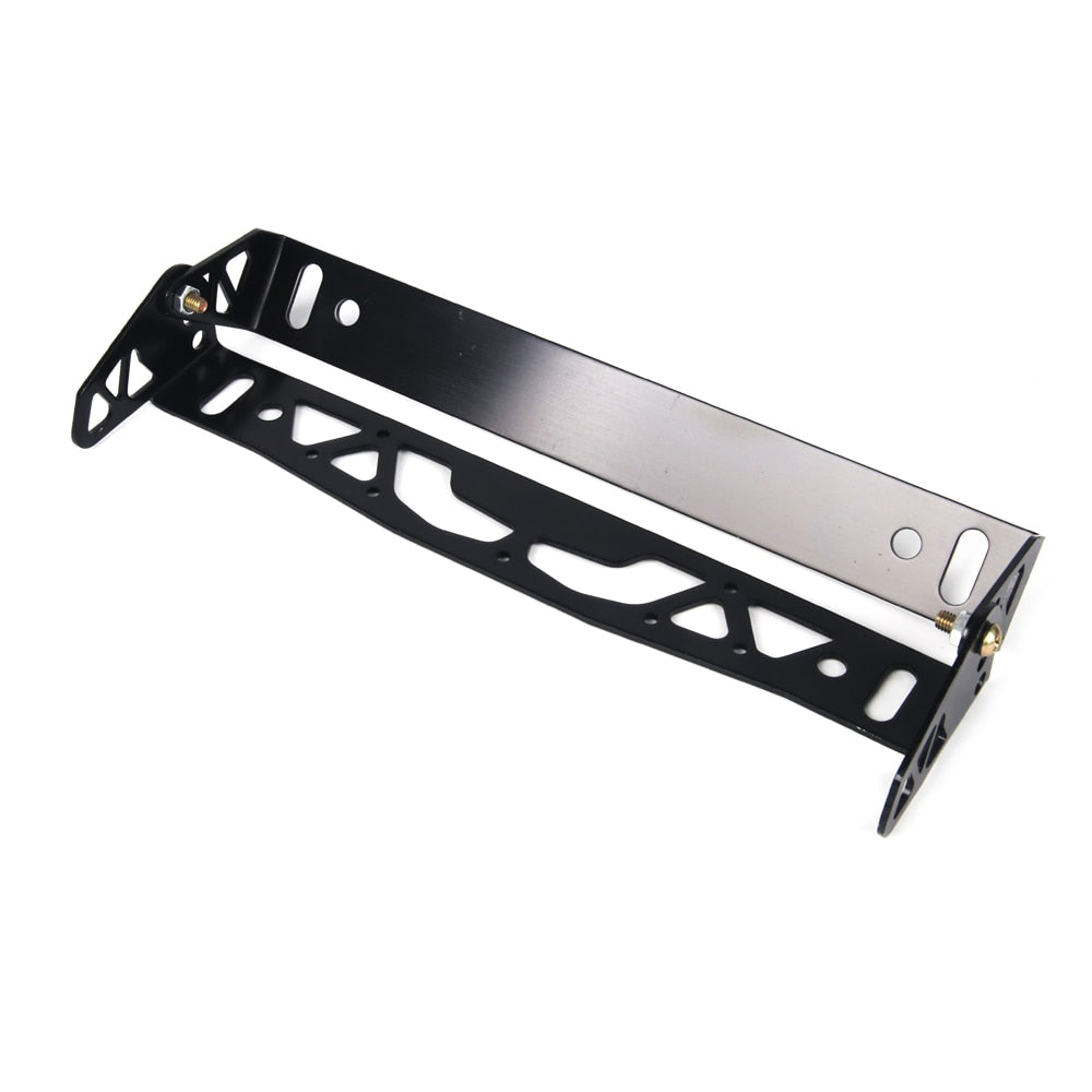 Universal aluminum car license plate frame holder