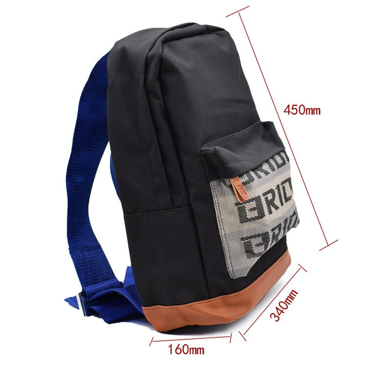 JDM style Mugen racing fabric backpack