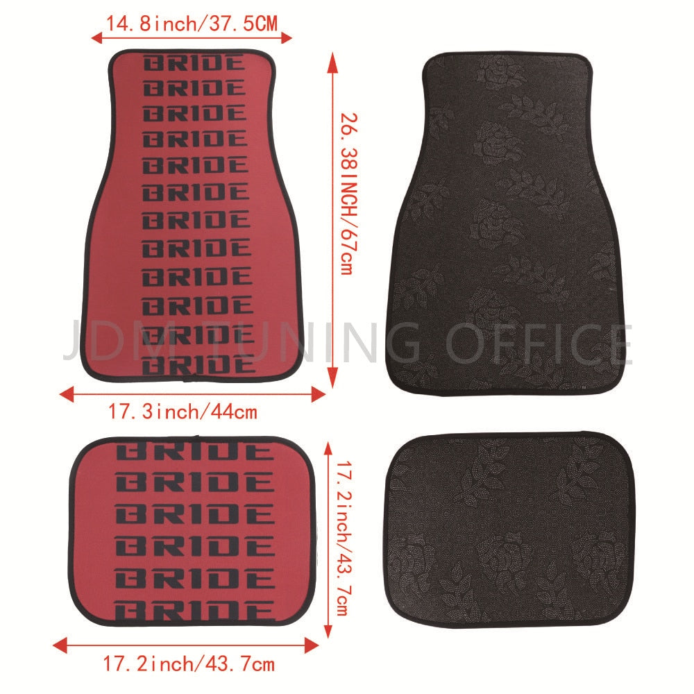 JDM Universal BRIDE cloth floor mats