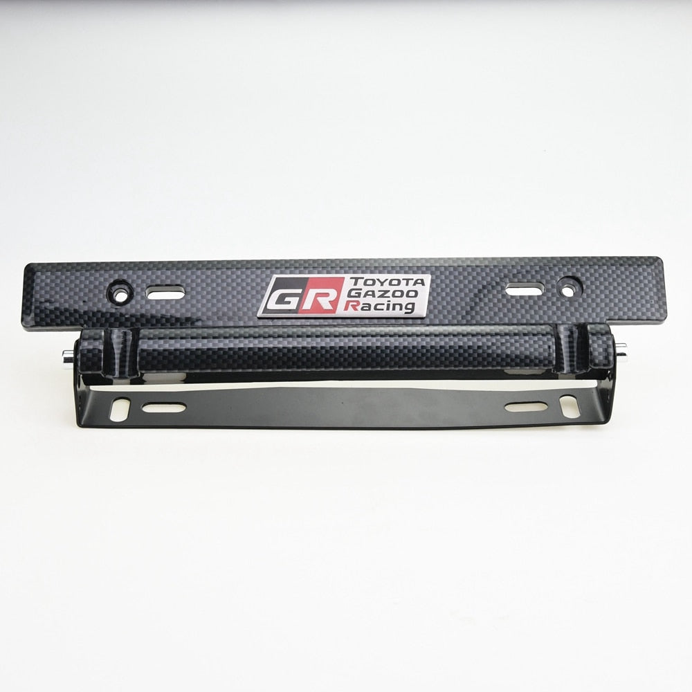 Universal adjustable license plate holder