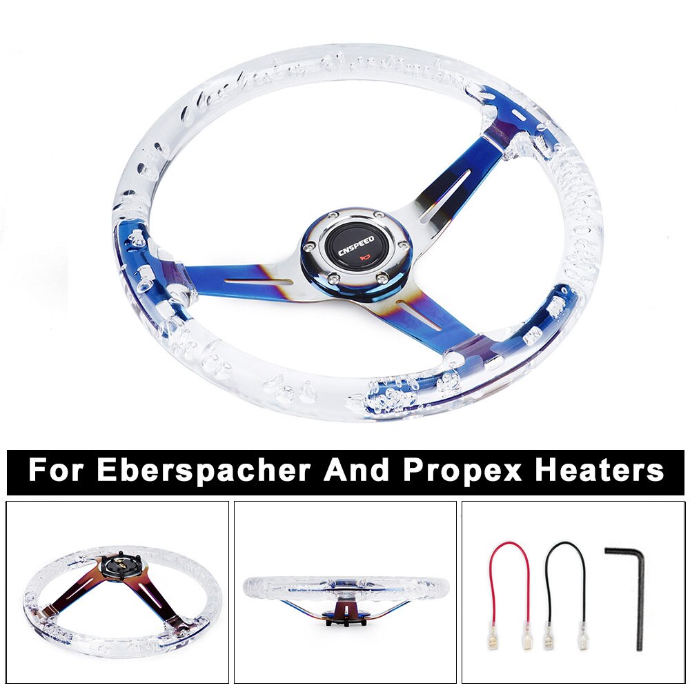 Acrylic sports racing steering wheel universal