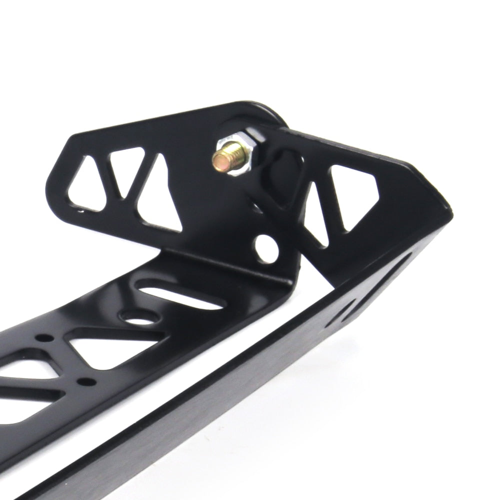 Universal aluminum car license plate frame holder