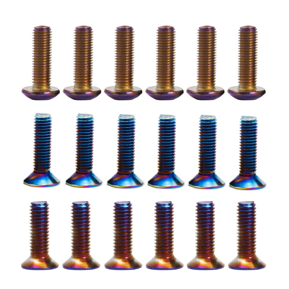 Titanium steering wheel bolts
