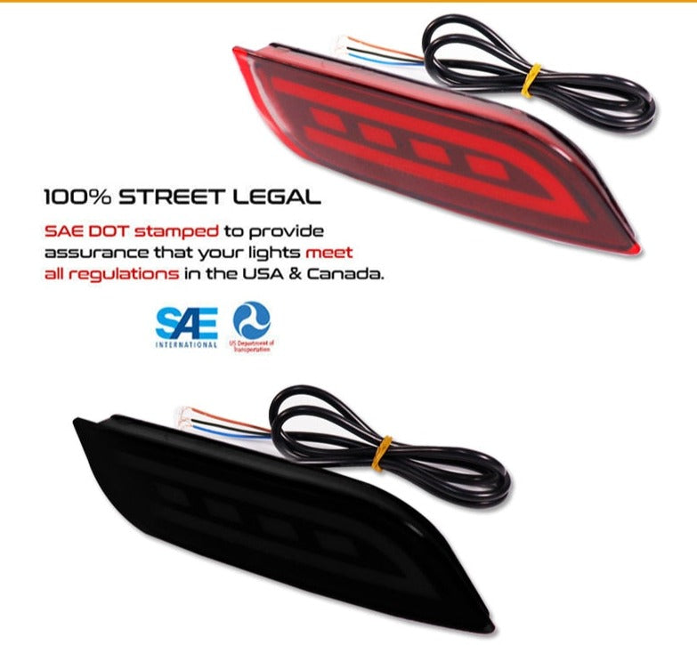 JDM LED Bumper Reflectors for Subaru Impreza WRX or WRX STi XV