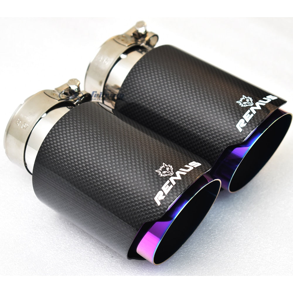 Car exhaust pipe tip