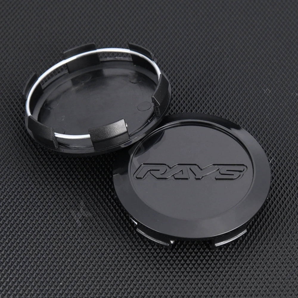 Wheel center cap with clamp