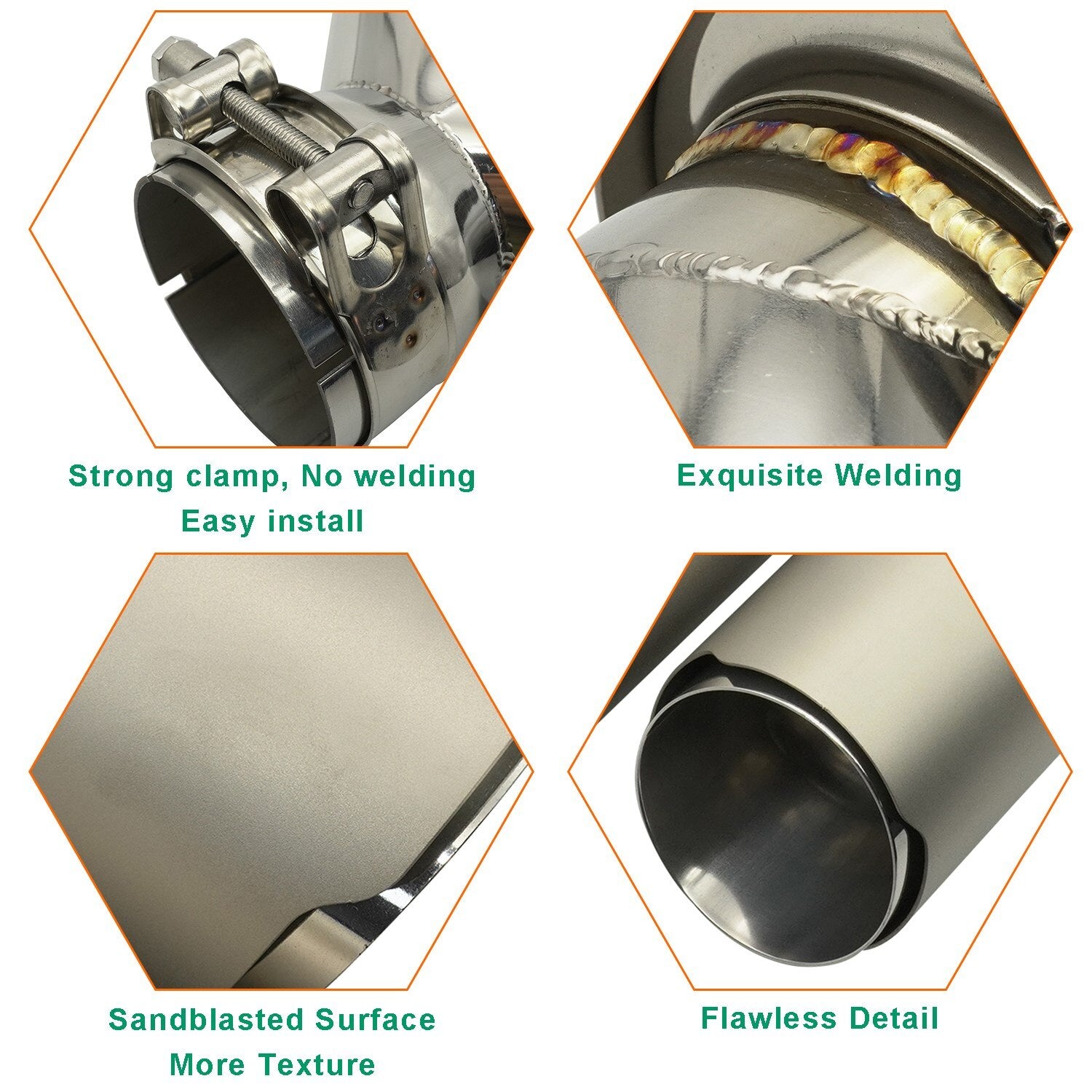 Car Exhaust Muffler Tip Universal